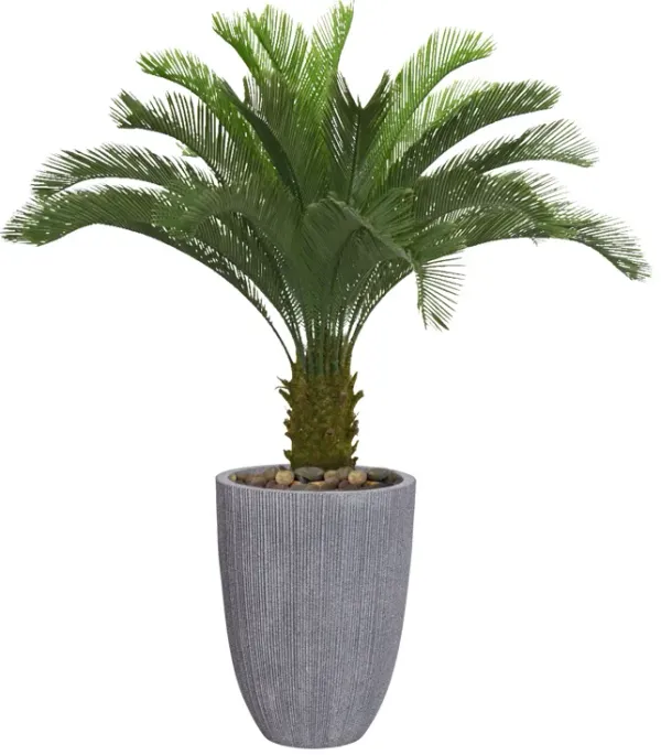 Tall Artificial Faux Real Touch Cycas Palm Tree | Indoor/Outdoor