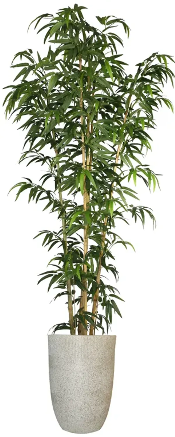Vintage Home Artificial Faux 72" Tall Bamboo Tree and Natural Poles with Eco Planter