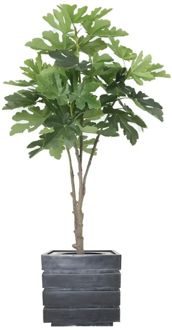 59" Real Touch Fake Sycamore Tree with beautiful large leaves- Perfect for indoor or outdoor use