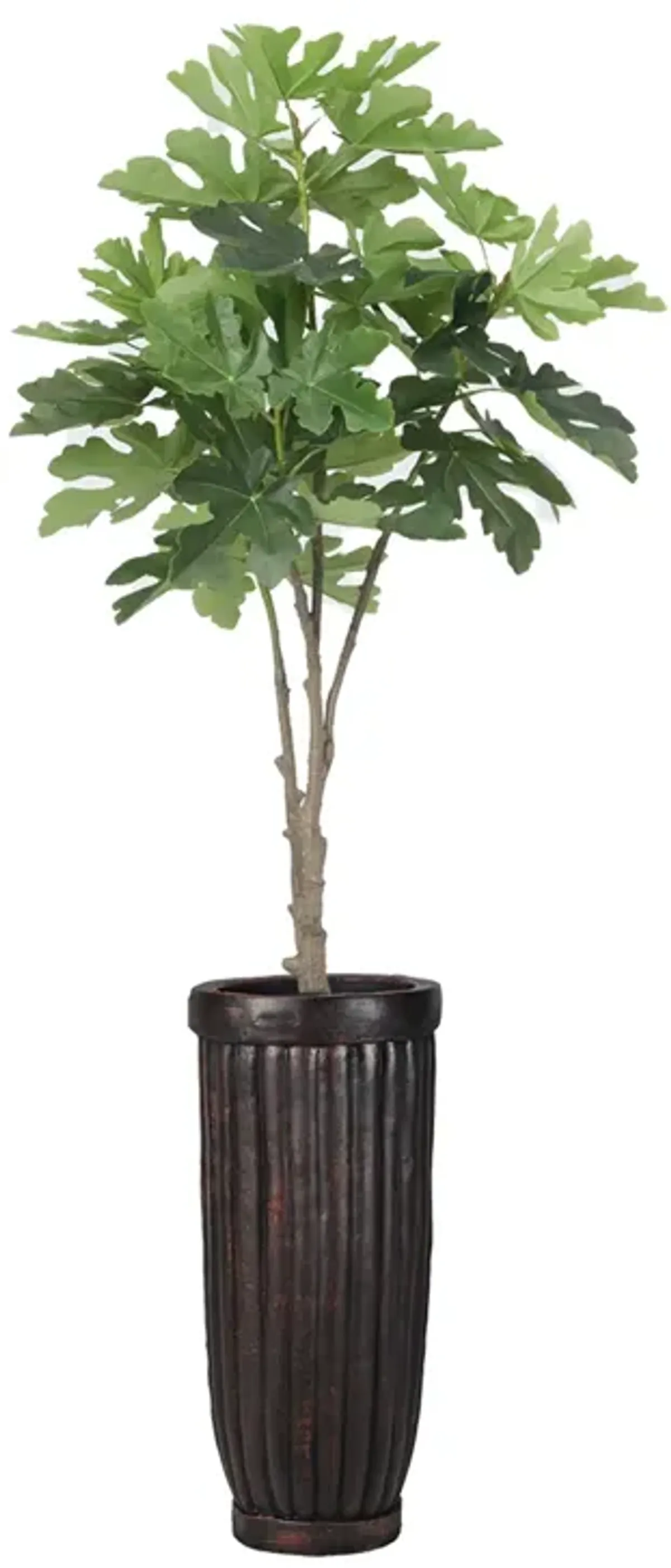 59" Real Touch Fake Sycamore Tree with beautiful large leaves- Perfect for indoor or outdoor use