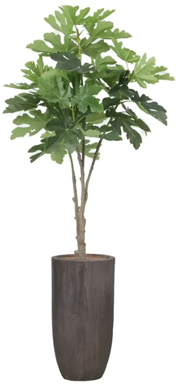 59" Real Touch Fake Sycamore Tree with beautiful large leaves- Perfect for indoor or outdoor use