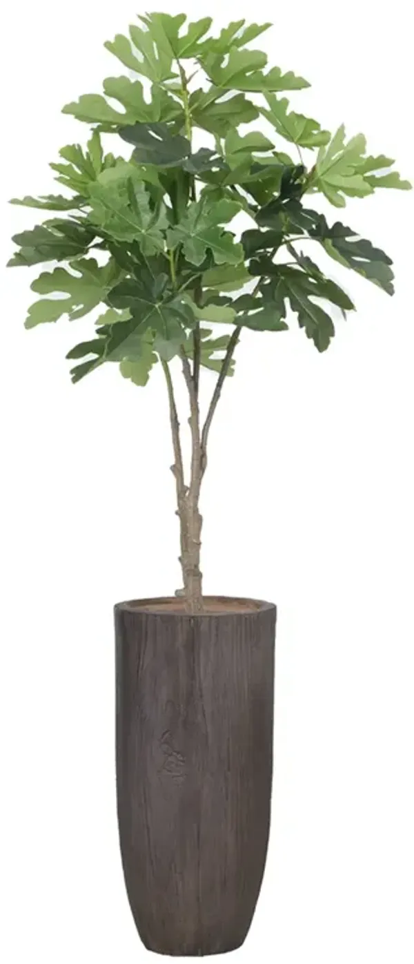 59" Real Touch Fake Sycamore Tree with beautiful large leaves- Perfect for indoor or outdoor use