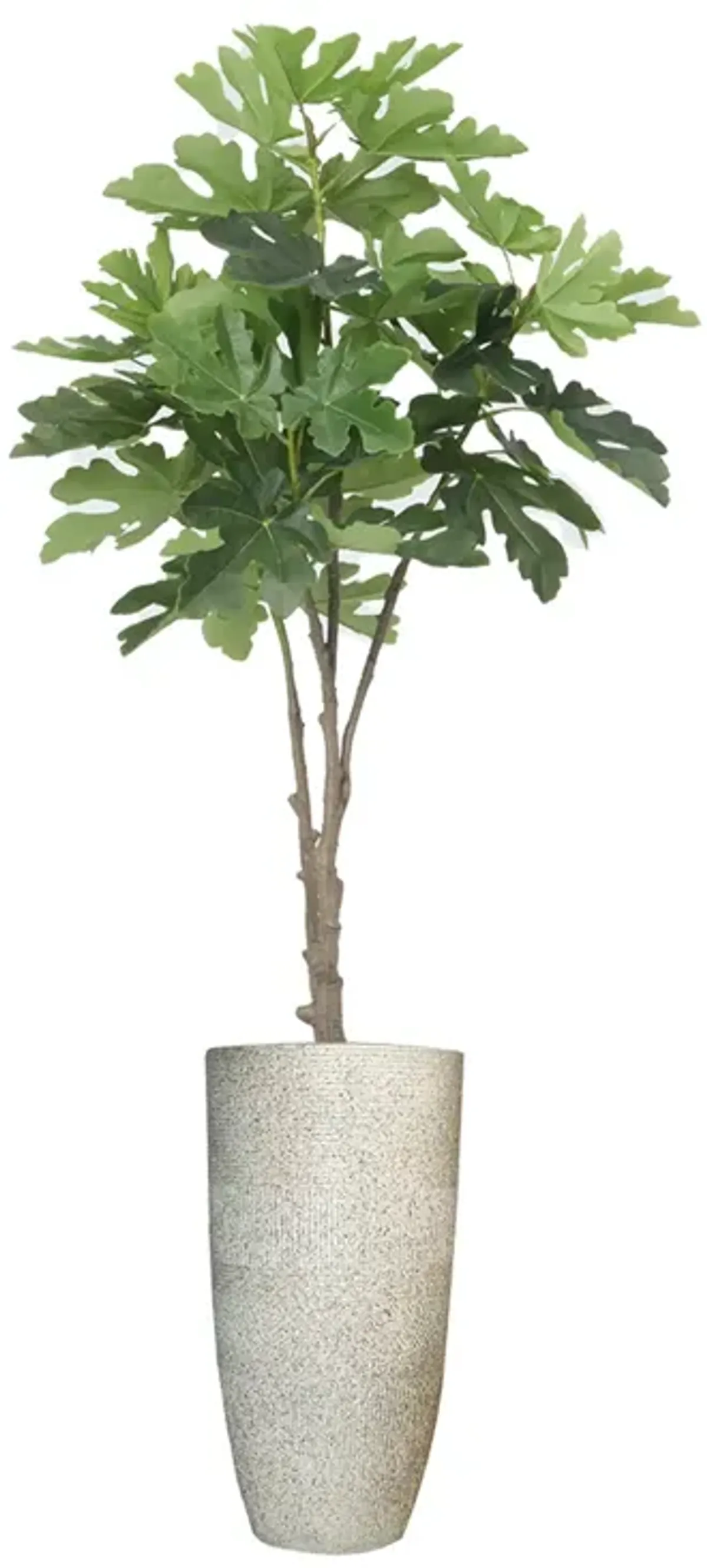 59" Real Touch Fake Sycamore Tree with beautiful large leaves- Perfect for indoor or outdoor use