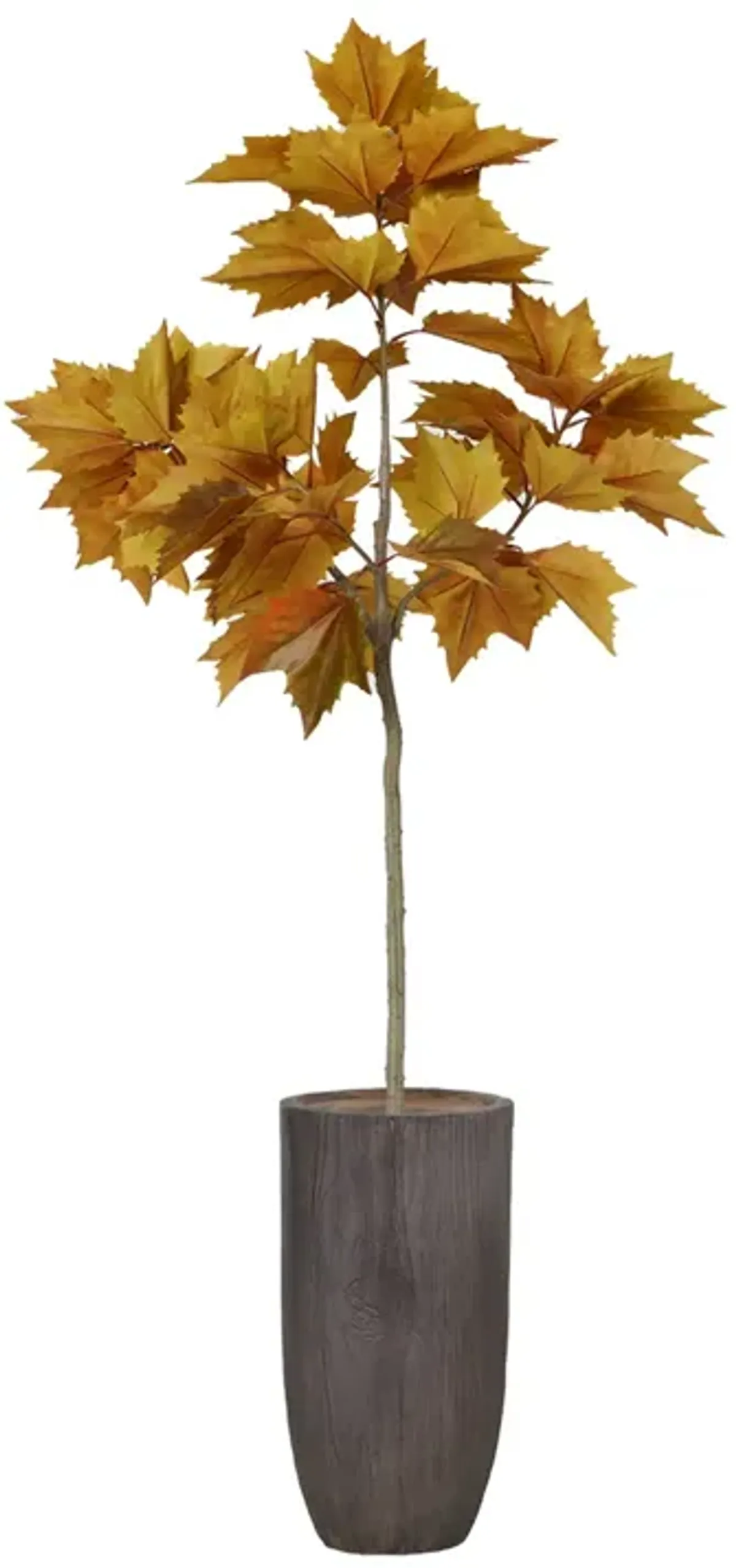 63" Vintage Real Touch Maple leaf tree with large beautiful leaves- Perfect for indoor and outdoor décor