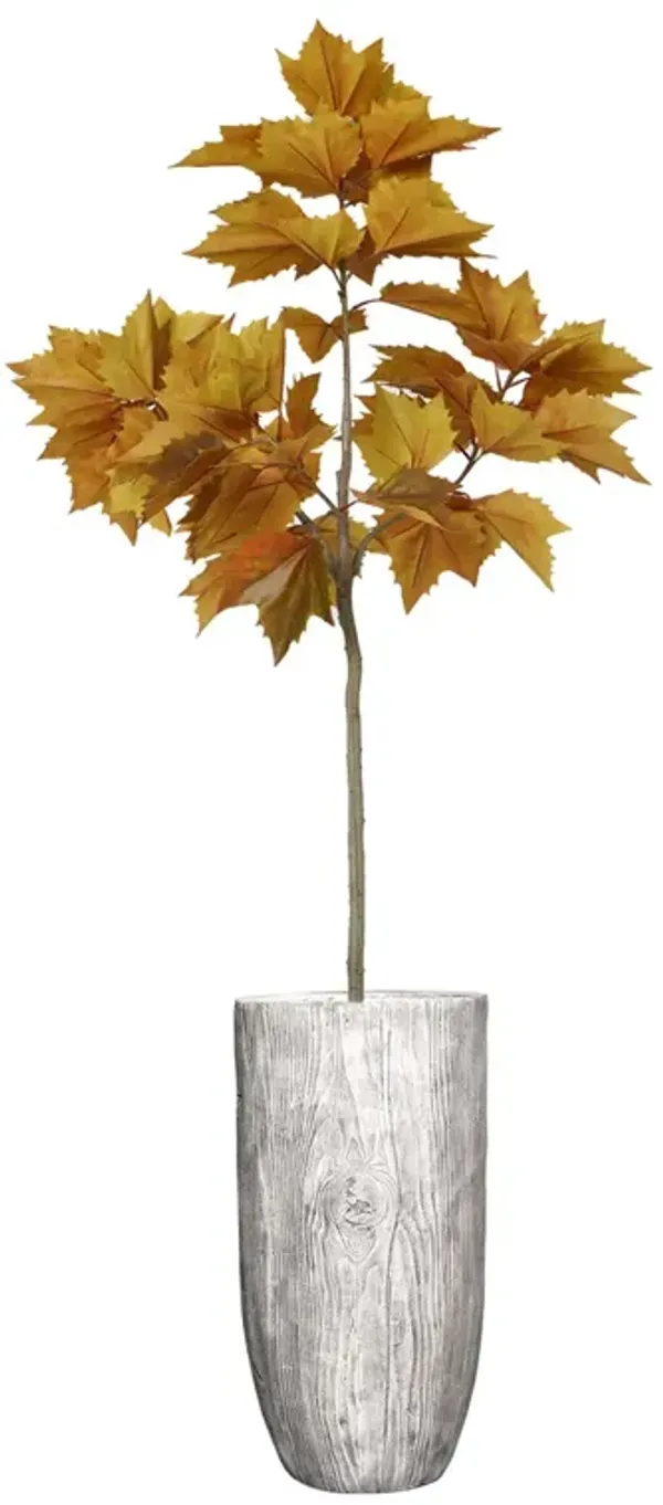 63" Vintage Real Touch Maple leaf tree with large beautiful leaves- Perfect for indoor and outdoor décor