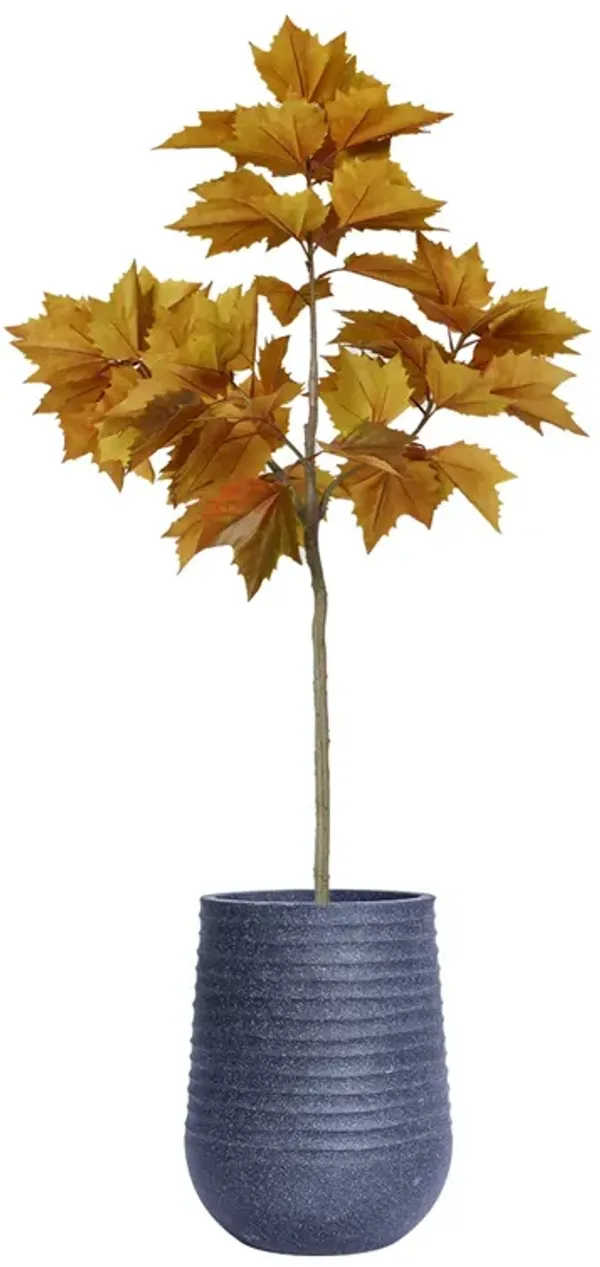 63" Vintage Real Touch Maple leaf tree with large beautiful leaves- Perfect for indoor and outdoor décor