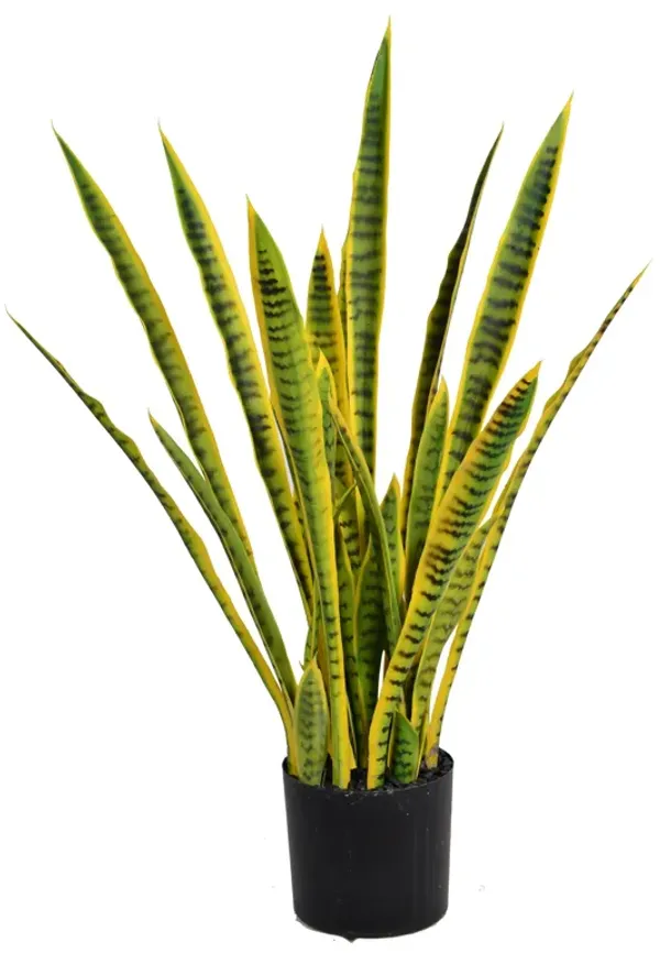 35" Artificial Faux Real Touch Snake Plant (Sansevieria) | Indoor/ Outdoor Use