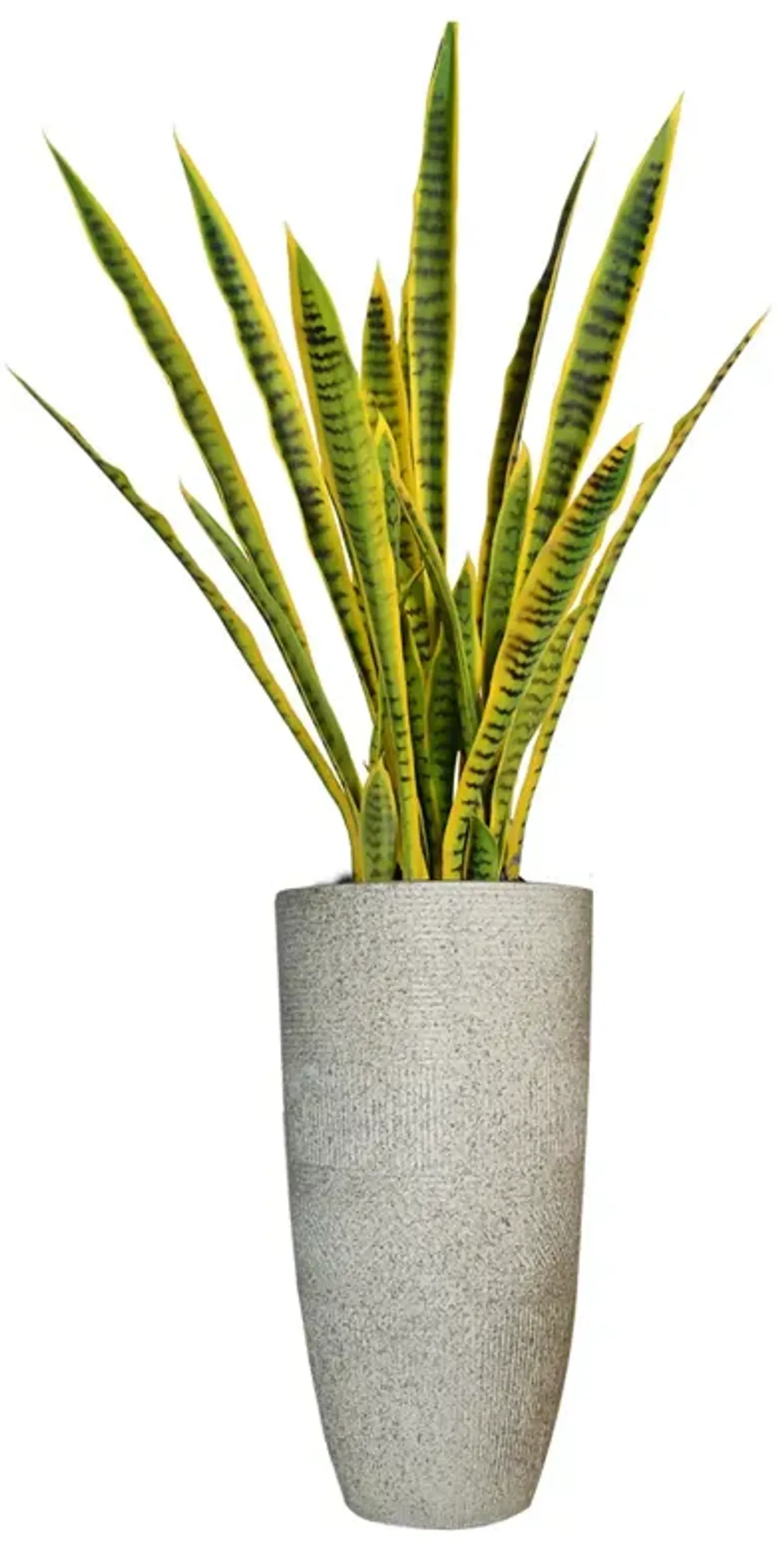 35" Artificial Faux Real Touch Snake Plant (Sansevieria)