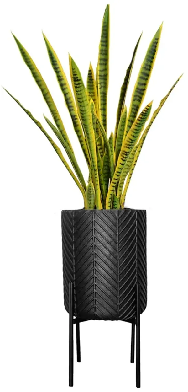 35" Artificial Faux Real Touch Snake Plant (Sansevieria) | Indoor/ Outdoor Use