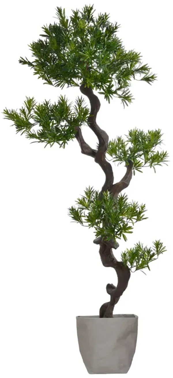 59" Tall Artificial Yucca Tree with Eco Planter