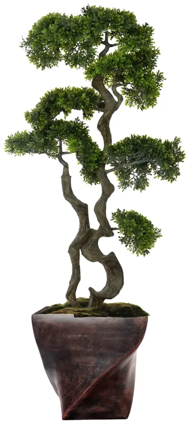 45" Tall Artificial Faux Bonsai With Real Touch
