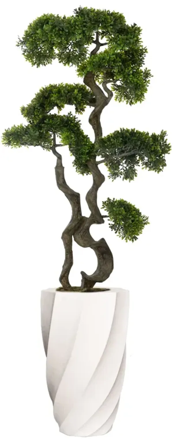 45" Tall Artificial Faux Bonsai With Real Touch
