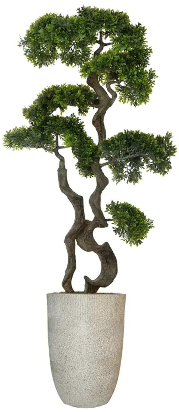 45" Tall Artificial Faux Bonsai With Real Touch