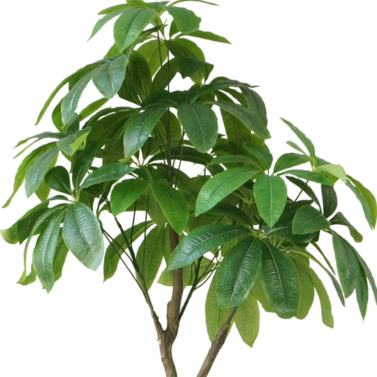 72" Artificial Faux Real Touch Money Tree with Eco Planter