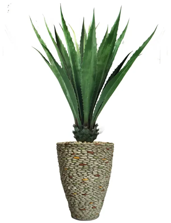 Artificial Faux Real Touch Agave Plant | Indoor and Outdoor | By Vintage Home
