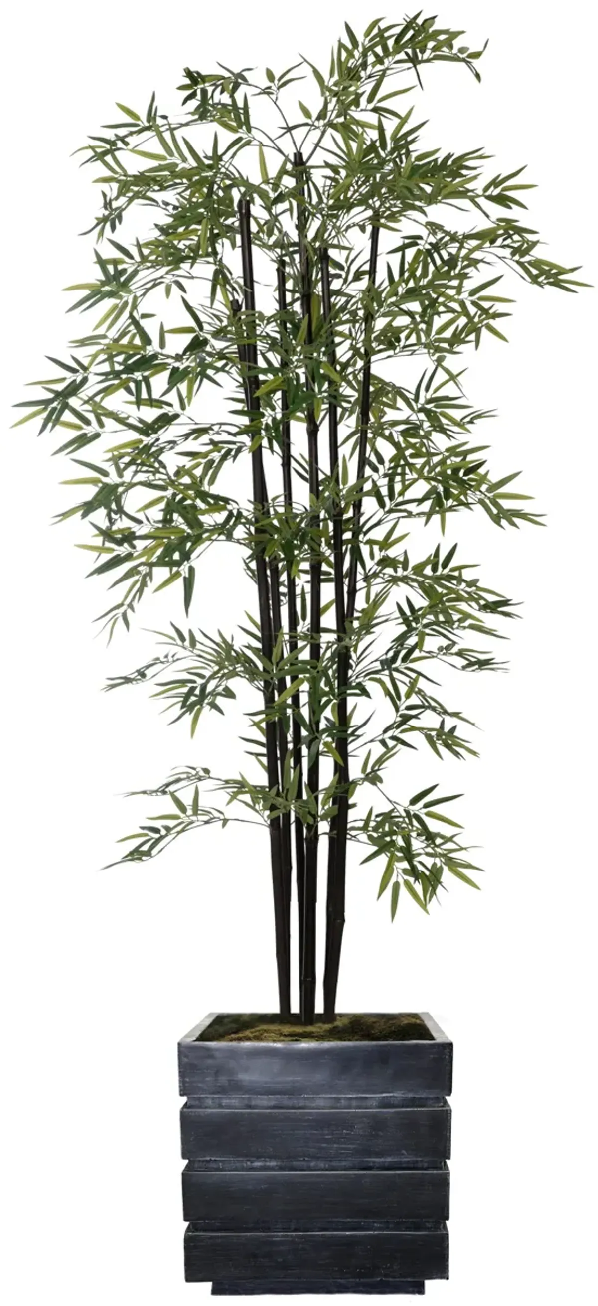 Vintage Home Artificial Faux 72" Tall Bamboo Tree With Eco Planter