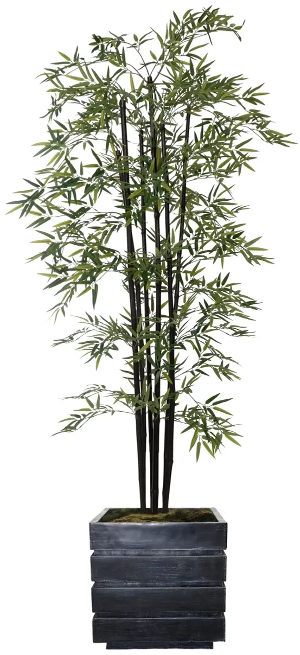 Vintage Home Artificial Faux 72" Tall Bamboo Tree With Eco Planter