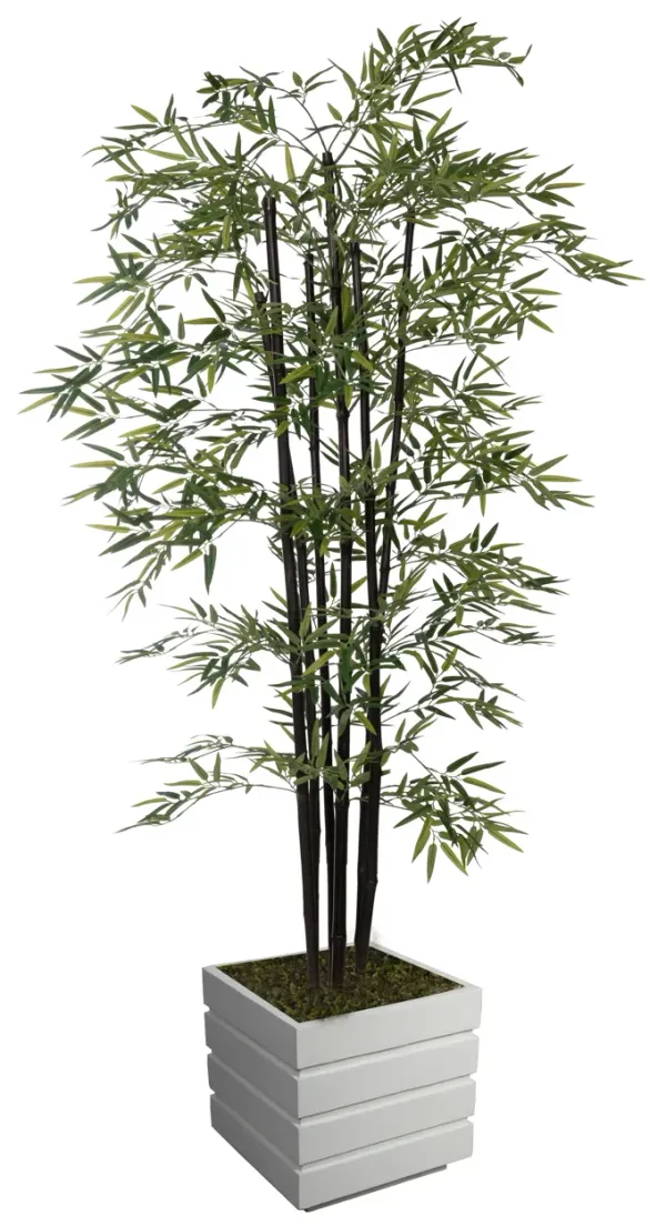 Vintage Home Artificial Faux 72" Tall Bamboo Tree With Eco Planter