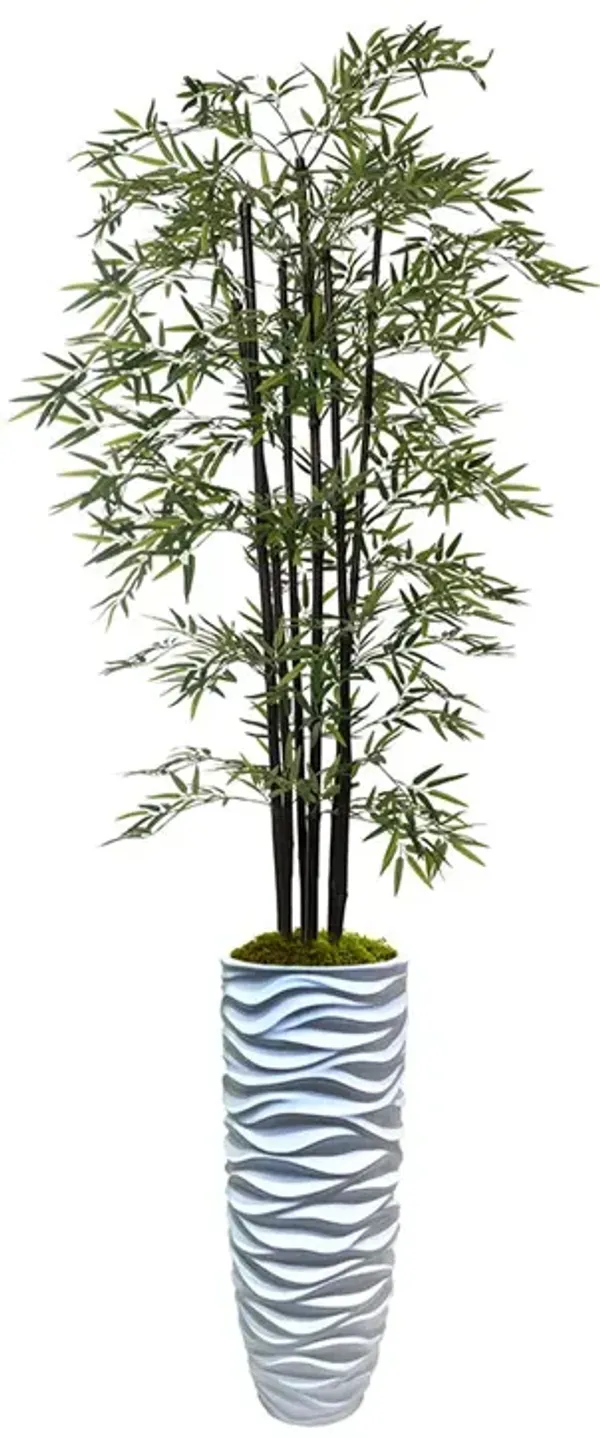 Vintage Home Artificial Faux 72" Tall Bamboo Tree With Eco Planter