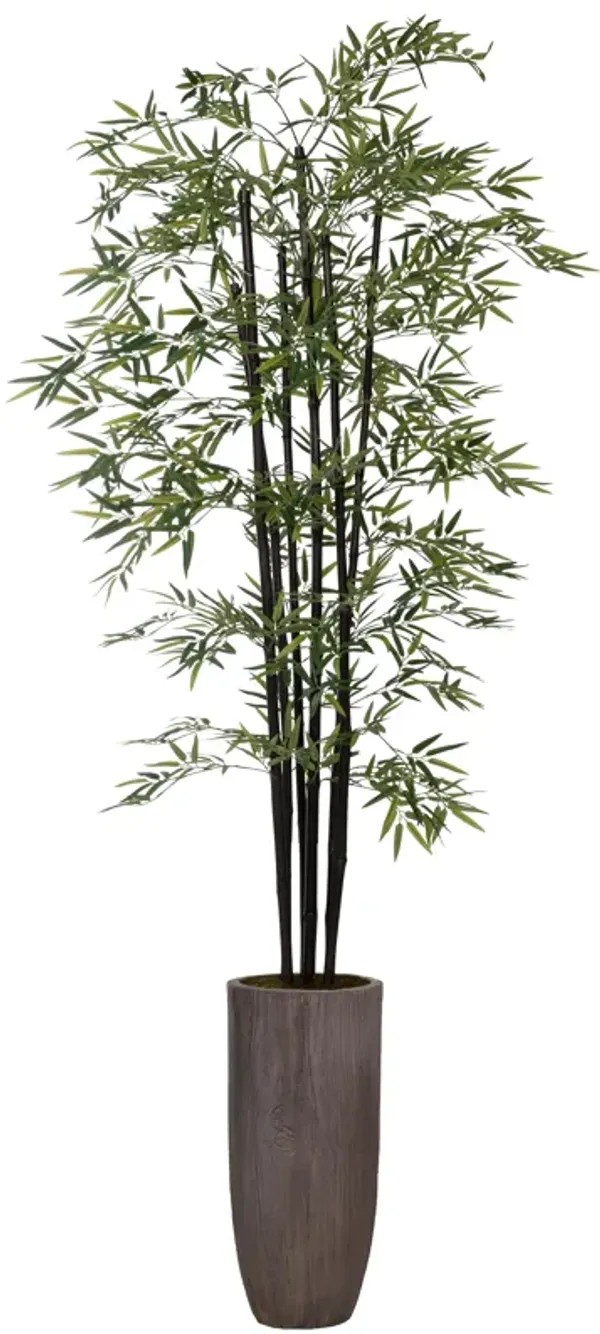 Vintage Home Artificial Faux 72" Tall Bamboo Tree With Eco Planter
