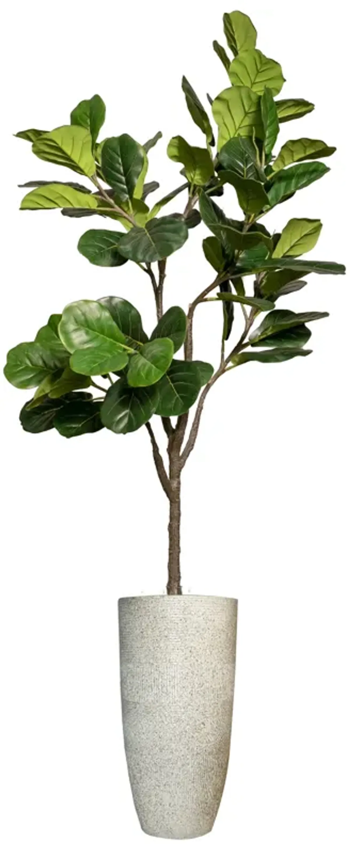 Vintage Home Artificial Faux Fig Tree  68" Large Fake Plant Real Touch Indoor Home and Office Accent Décor with Eco Planter