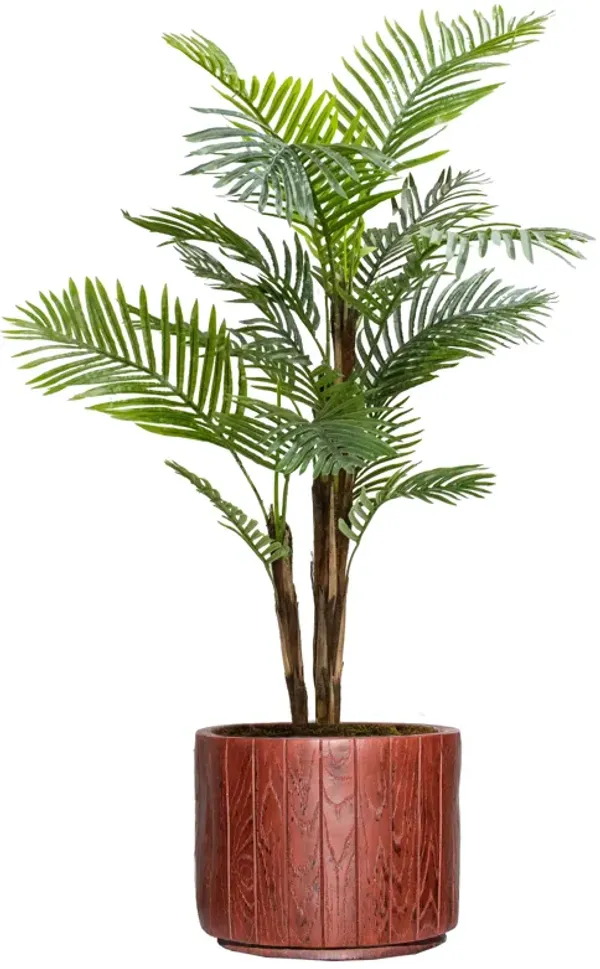 71" Artificial Faux Real Touch Palm Tree