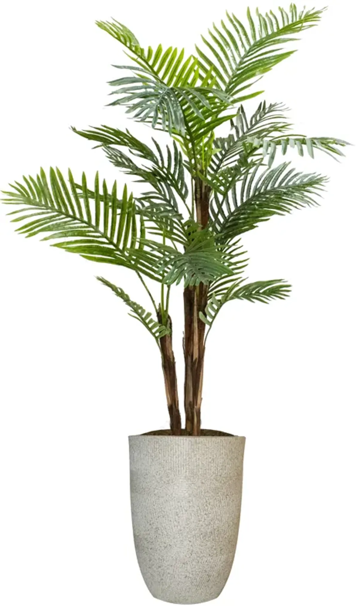 71" Artificial Faux Real Touch Palm Tree