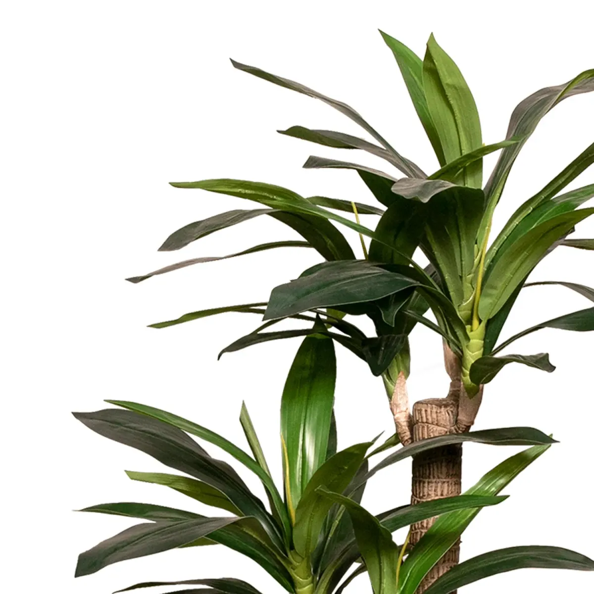 Vintage Home Artificial Faux Corn Plant 45" High Fake Plant Real Touch for Indoor/Outdoor Home and Office Accent Decor with Stylish Plastic Planter