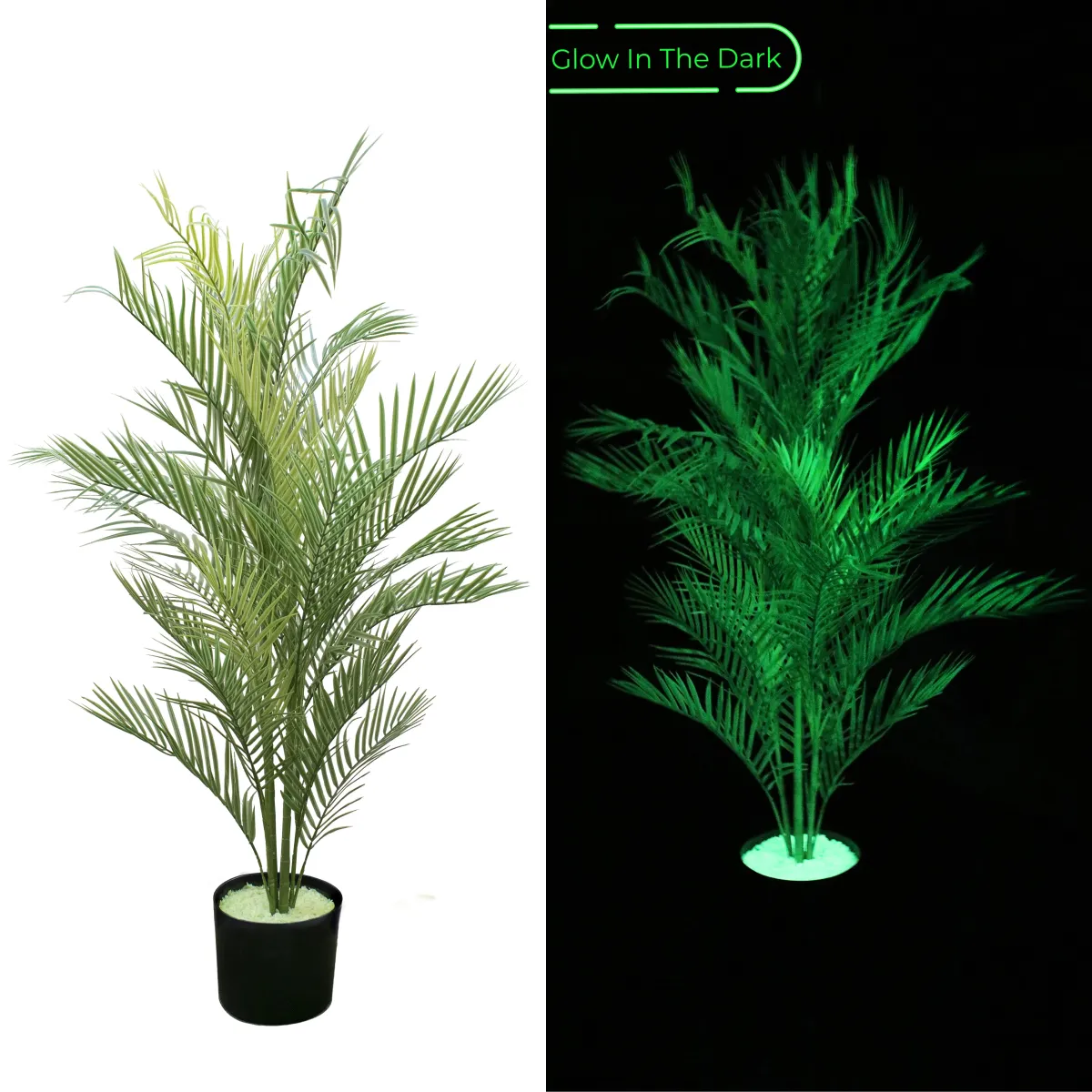 48" Glow in the Dark Artificial Palm Tree by Vintage Home