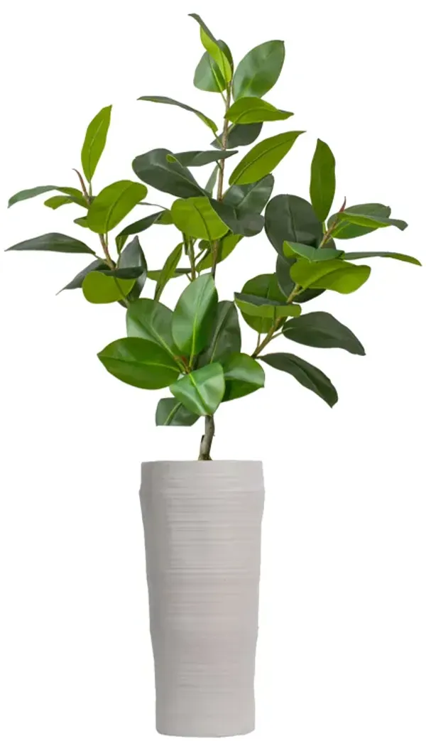 54" Faux Artificial Real Touch Rubber Tree