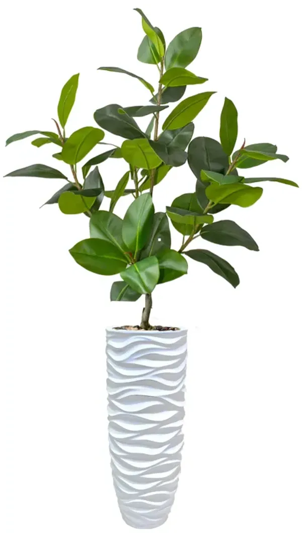 54" Faux Artificial Real Touch Rubber Tree