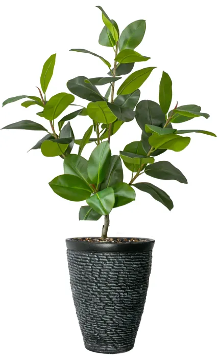 54" Faux Artificial Real Touch Rubber Tree | Home Décor | Vintage Home