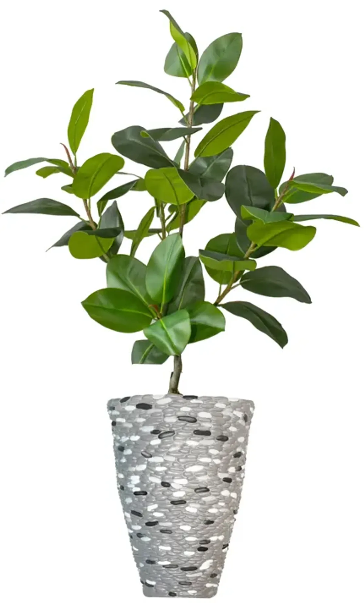 54" Faux Artificial Real Touch Rubber Tree | Home Décor | Vintage Home