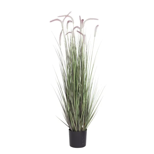 Faux Foxtail Grass 60” | Purple and White topped | Vintage Home