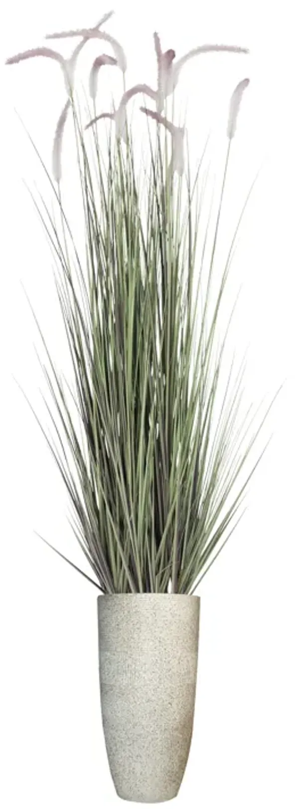 Faux Foxtail Grass 60” | Purple and White topped | Vintage Home