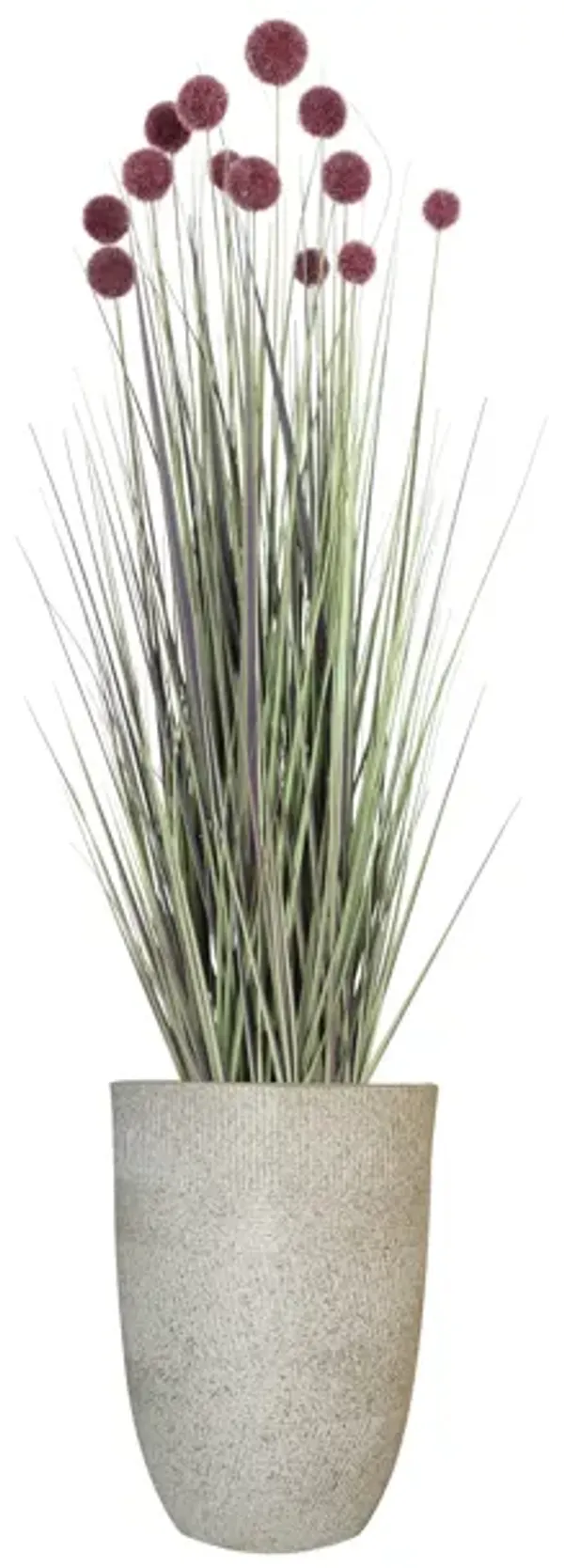 48" Artificial Faux Red PomPom Grass | Home Decor By Vintage Home