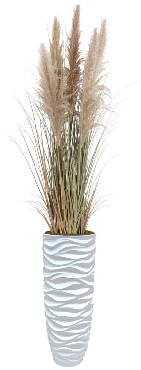 60" Tall Faux Beige Pampas Grass | Vintage Home