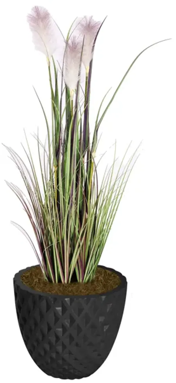 Artificial Reed Grass | Lavender Ombre feathers | Vintage Home