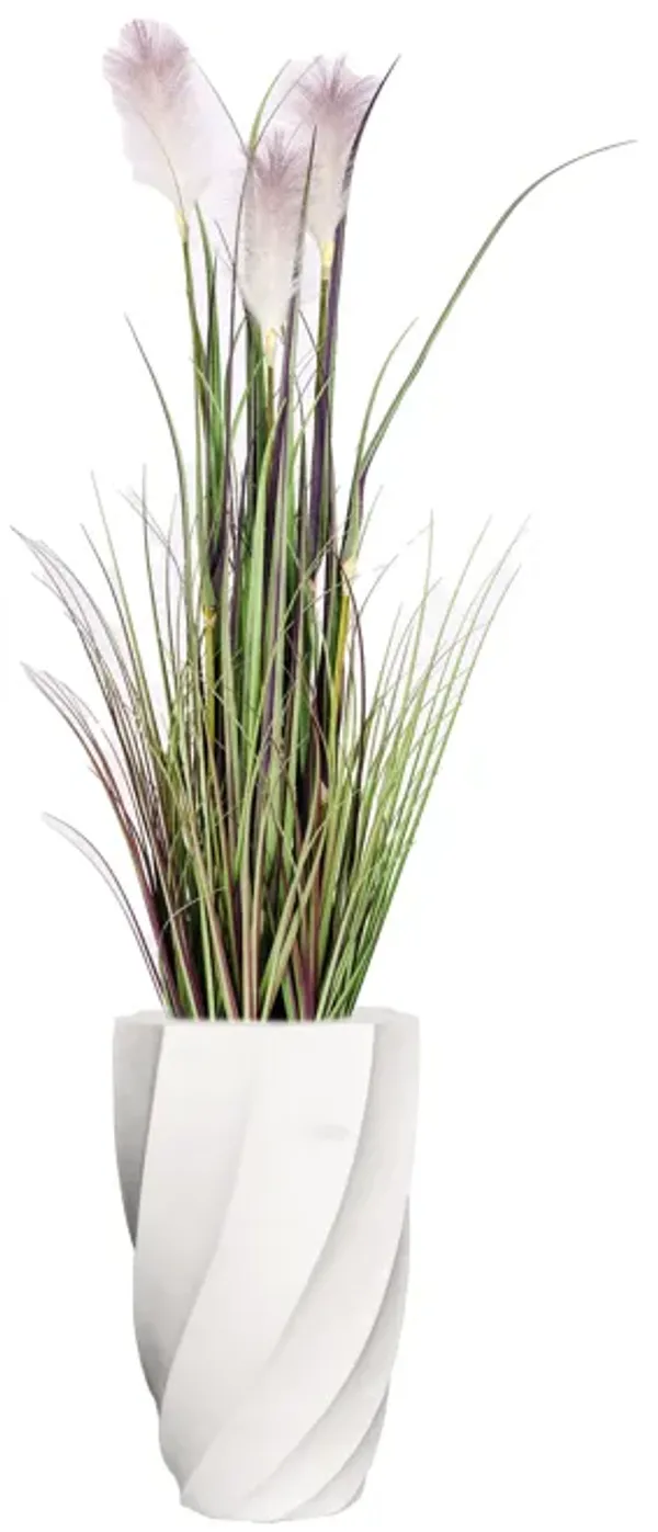 Artificial Reed Grass | Lavender Ombre feathers | Vintage Home