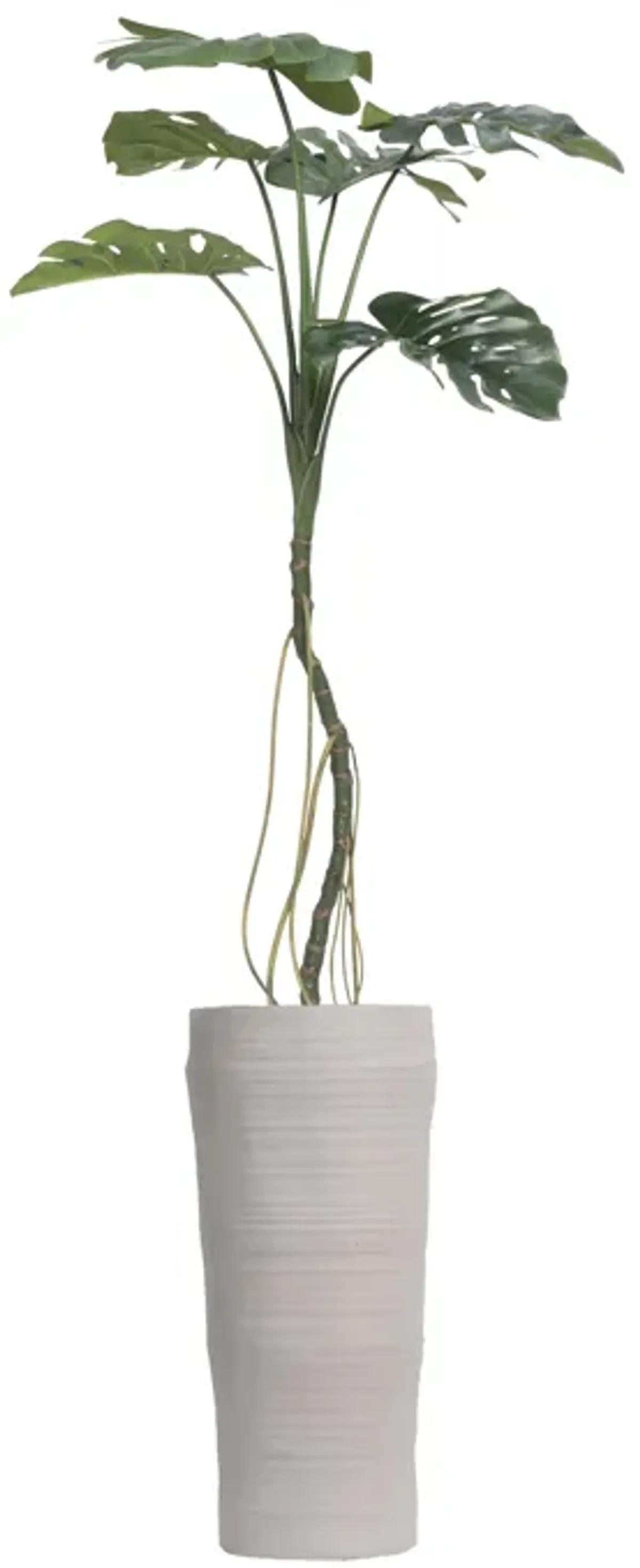 Artificial Monstera plant | 48" Vintage real touch | Tropical Decor by Vintage Home