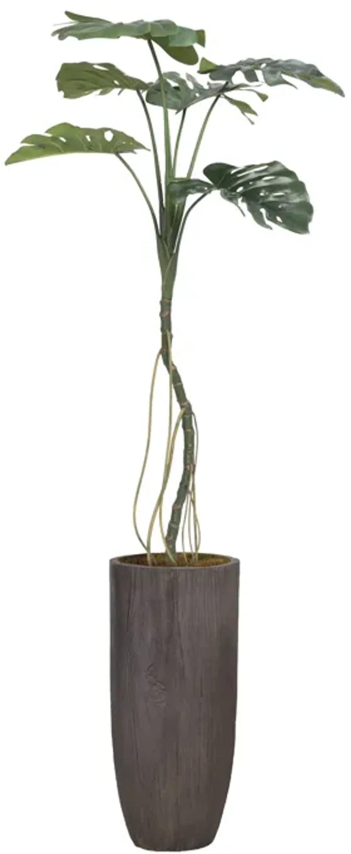 Artificial Monstera plant | 48" Vintage real touch | Tropical Decor by Vintage Home