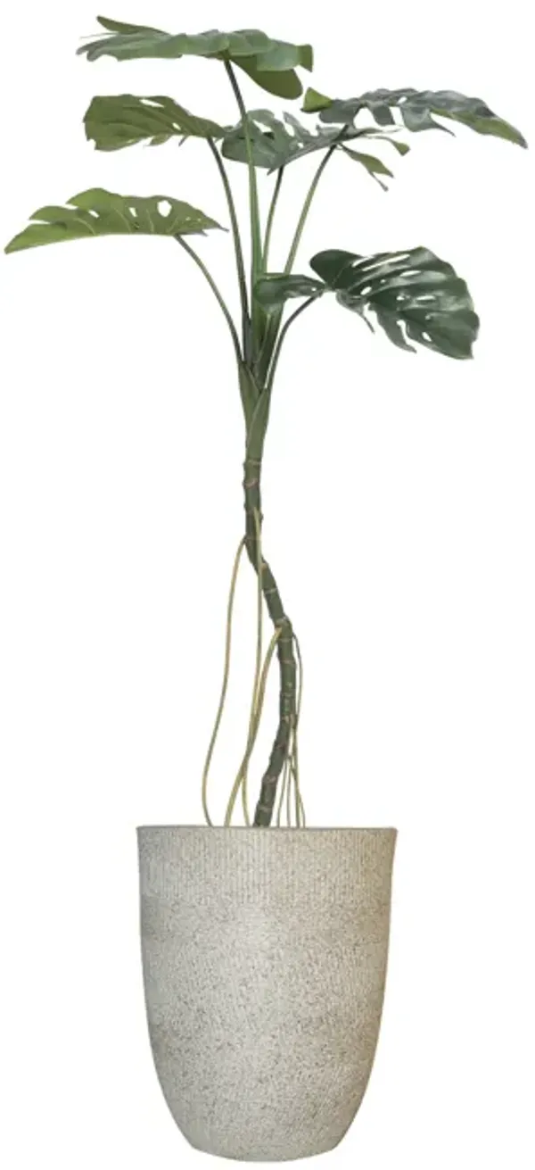 Artificial Monstera plant | 48" Vintage real touch | Tropical Decor by Vintage Home