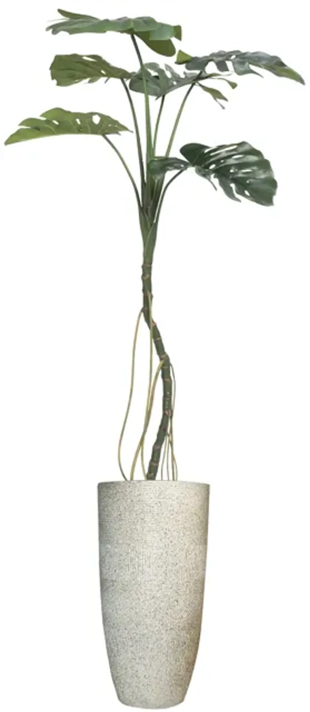 Artificial Monstera plant | 48" Vintage real touch | Tropical Decor by Vintage Home