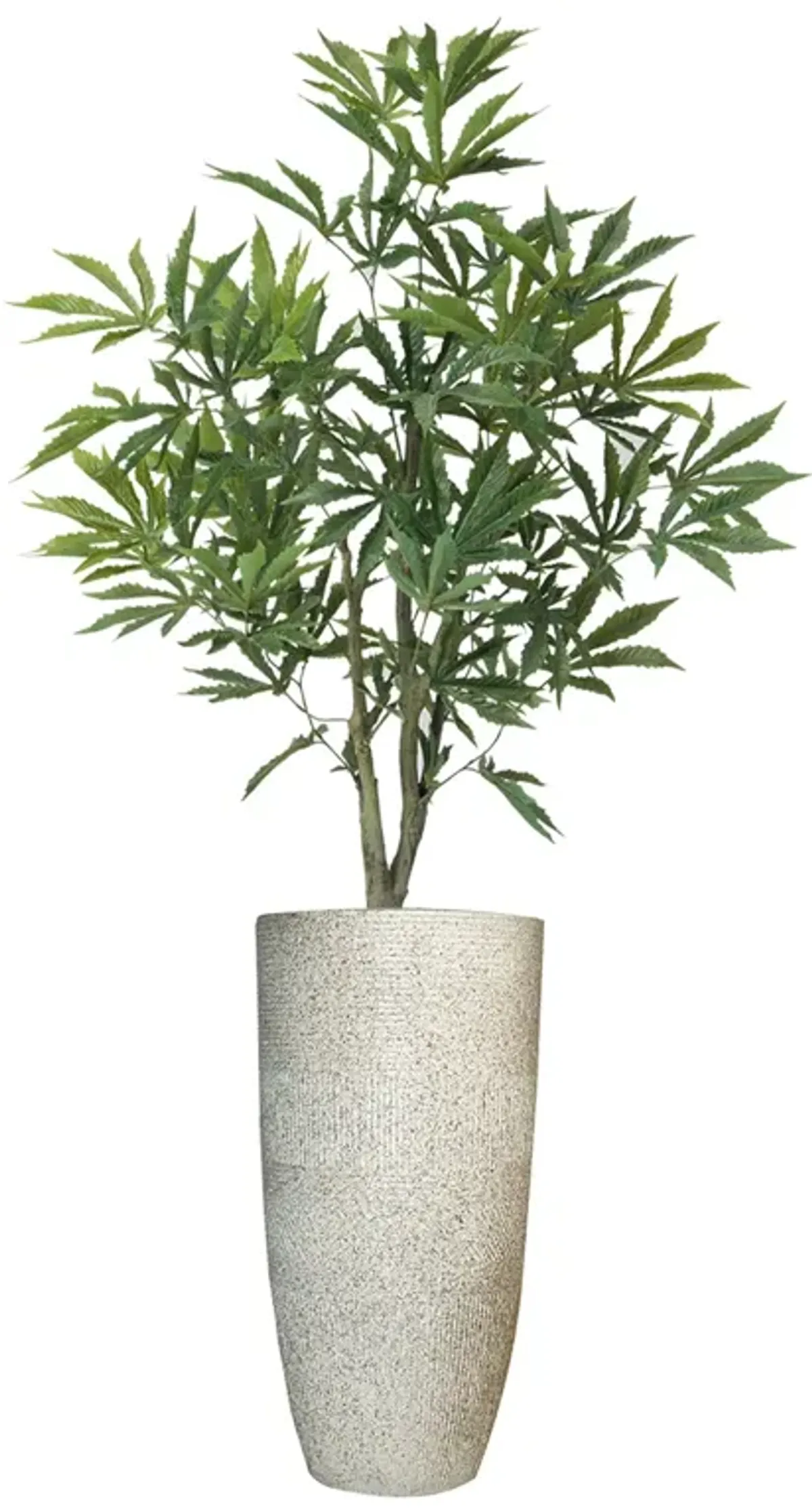 36" Faux Artificial Cannabis Plant – Realistic Lifelike Indoor Décor for Home & Office