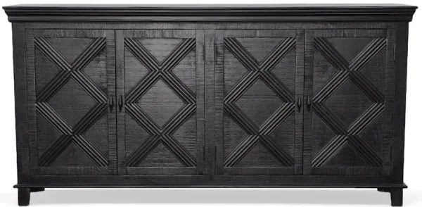 Eaton Grey Four Door Sideboard