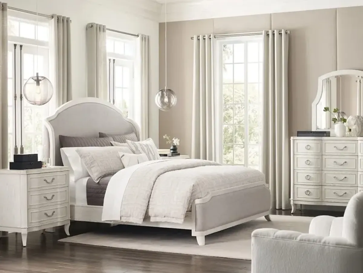 Carlyn Upholstered Queen Bed - Complete