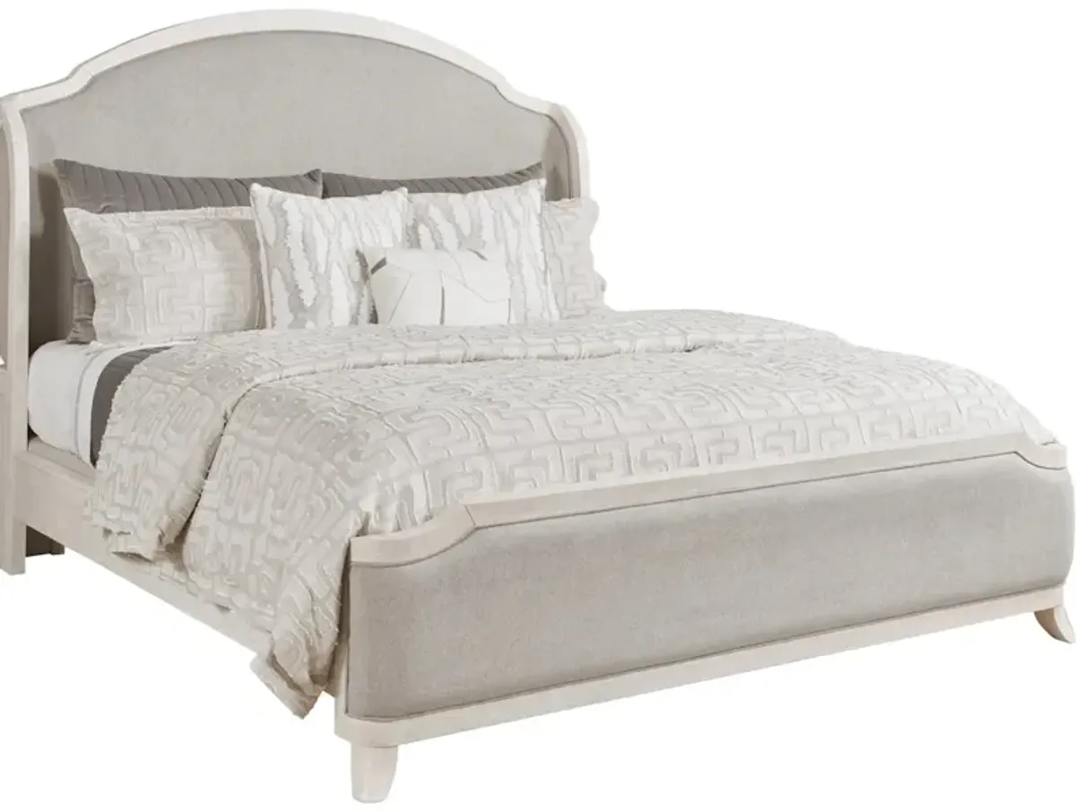 Carlyn Upholstered Queen Bed - Complete