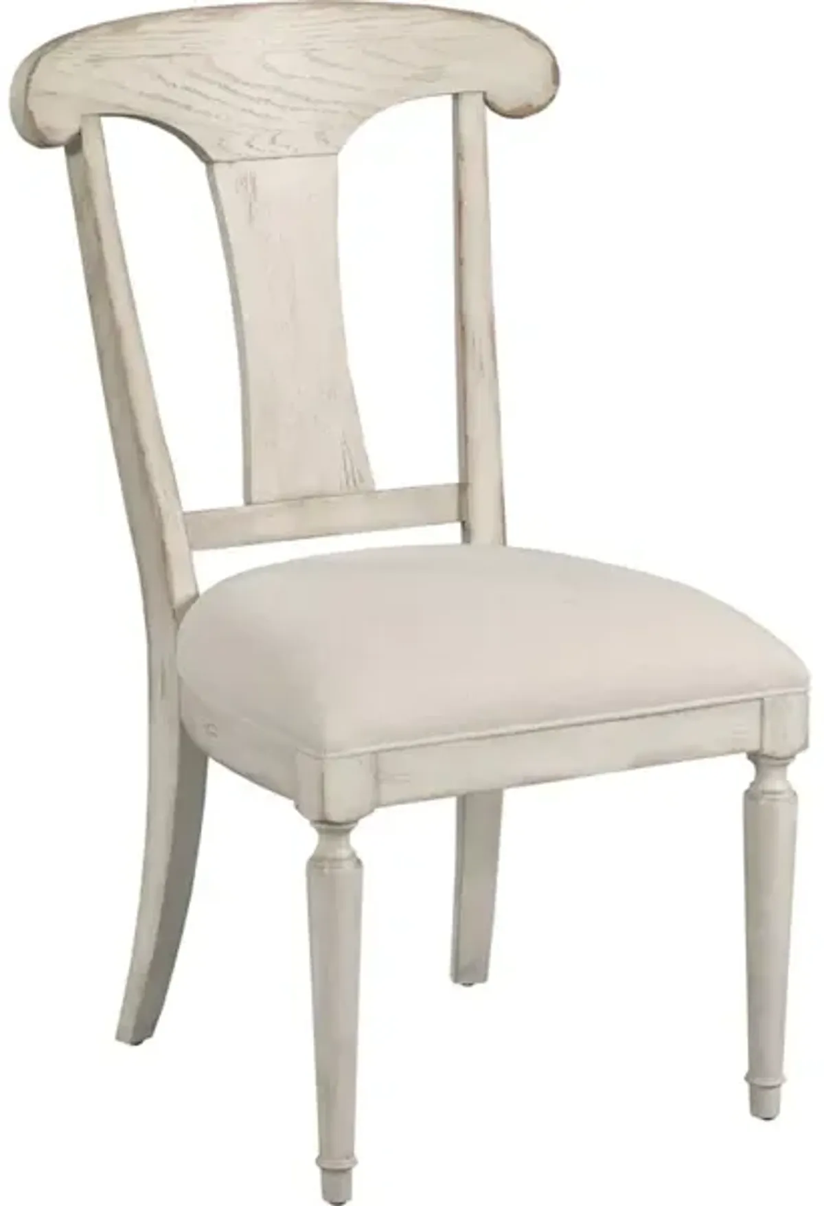 Maeve Wood Back Side Chair - Creme