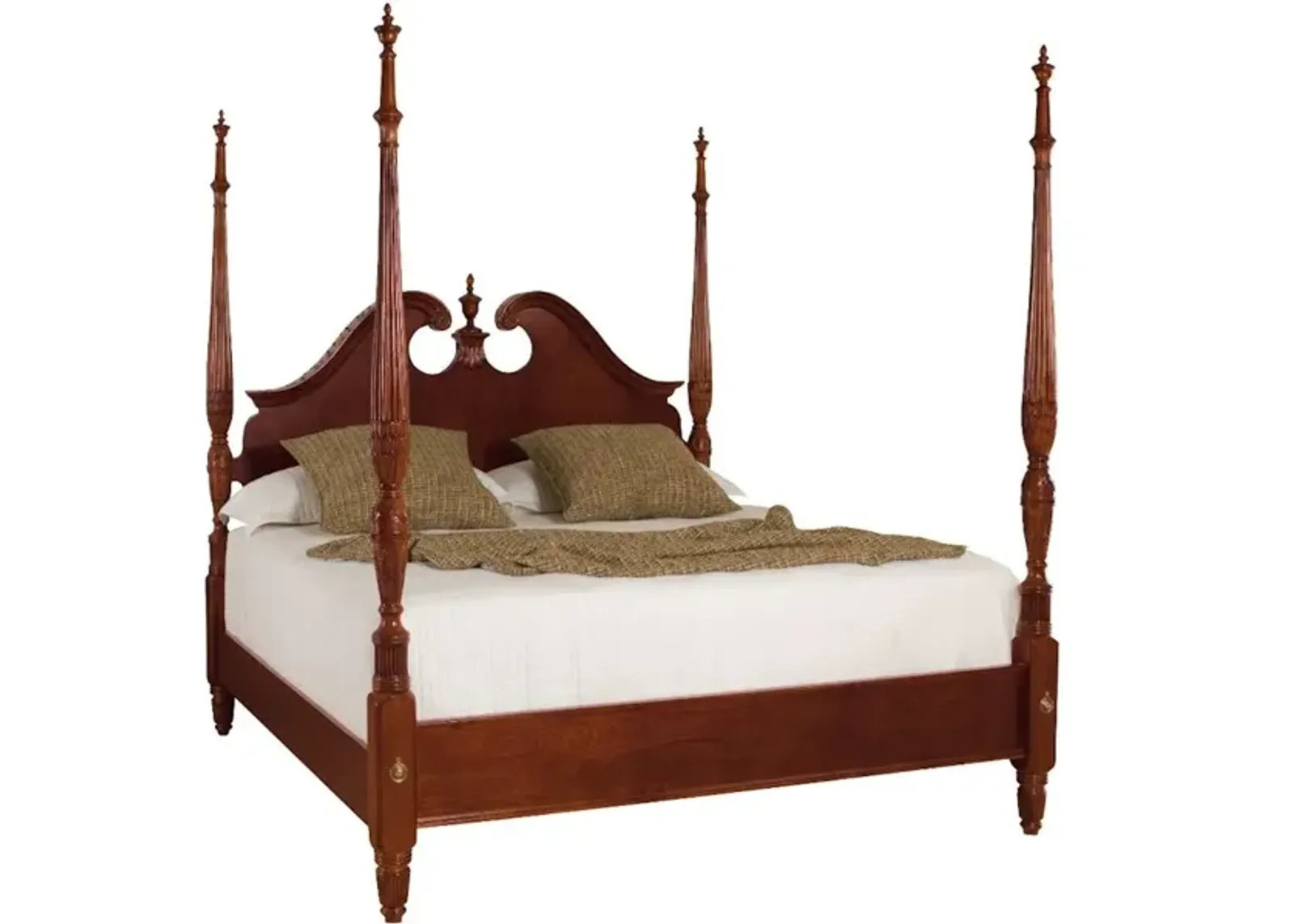 Pediment Queen Poster Headboard