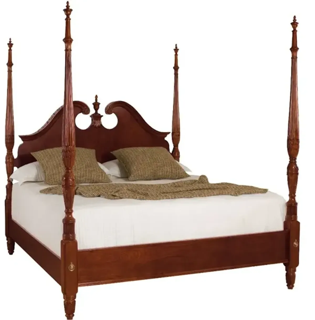 Pediment Queen Poster Headboard